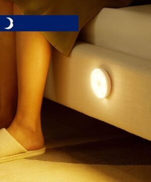 Lâmpada Inteligente Com Sensor de Movimento e Carregamento USB  Para Decoração de Quarto